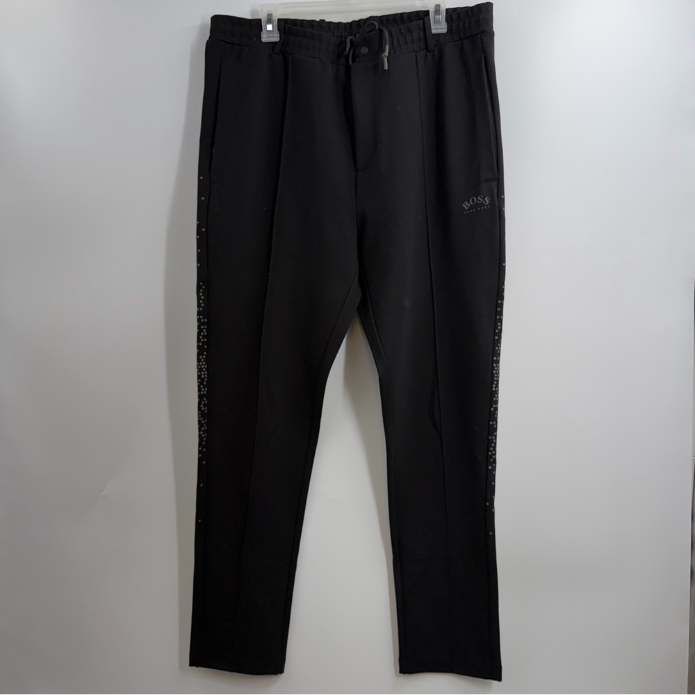BOSS x AJBXNG Anthony Joshua Halboa Track Pants XL Black Athletic Jogger